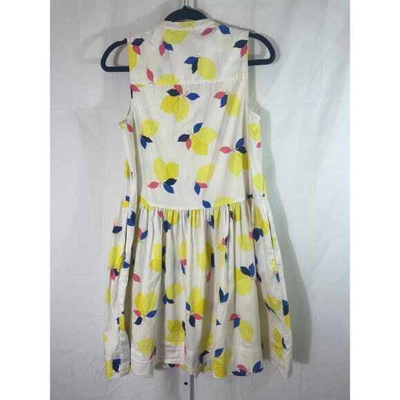 Kate Spade Graphic Print Dress - Women Size S - White - Picture 4 of 4